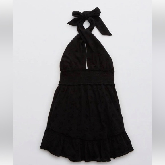 Aerie Spring Fling Black Dress - Picture 5 of 13